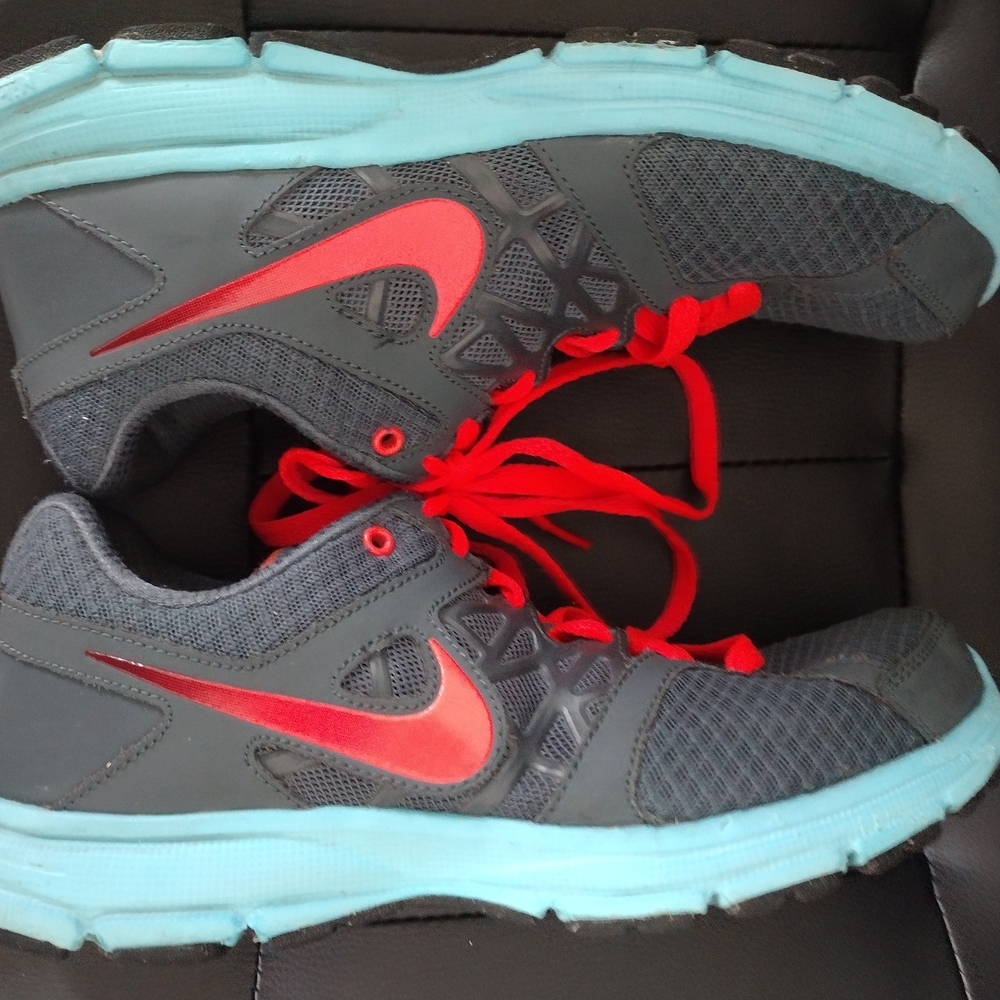 Nike Women's Relentless 2 Running Shoes -‎ Gray, Orange And Blue Size 9